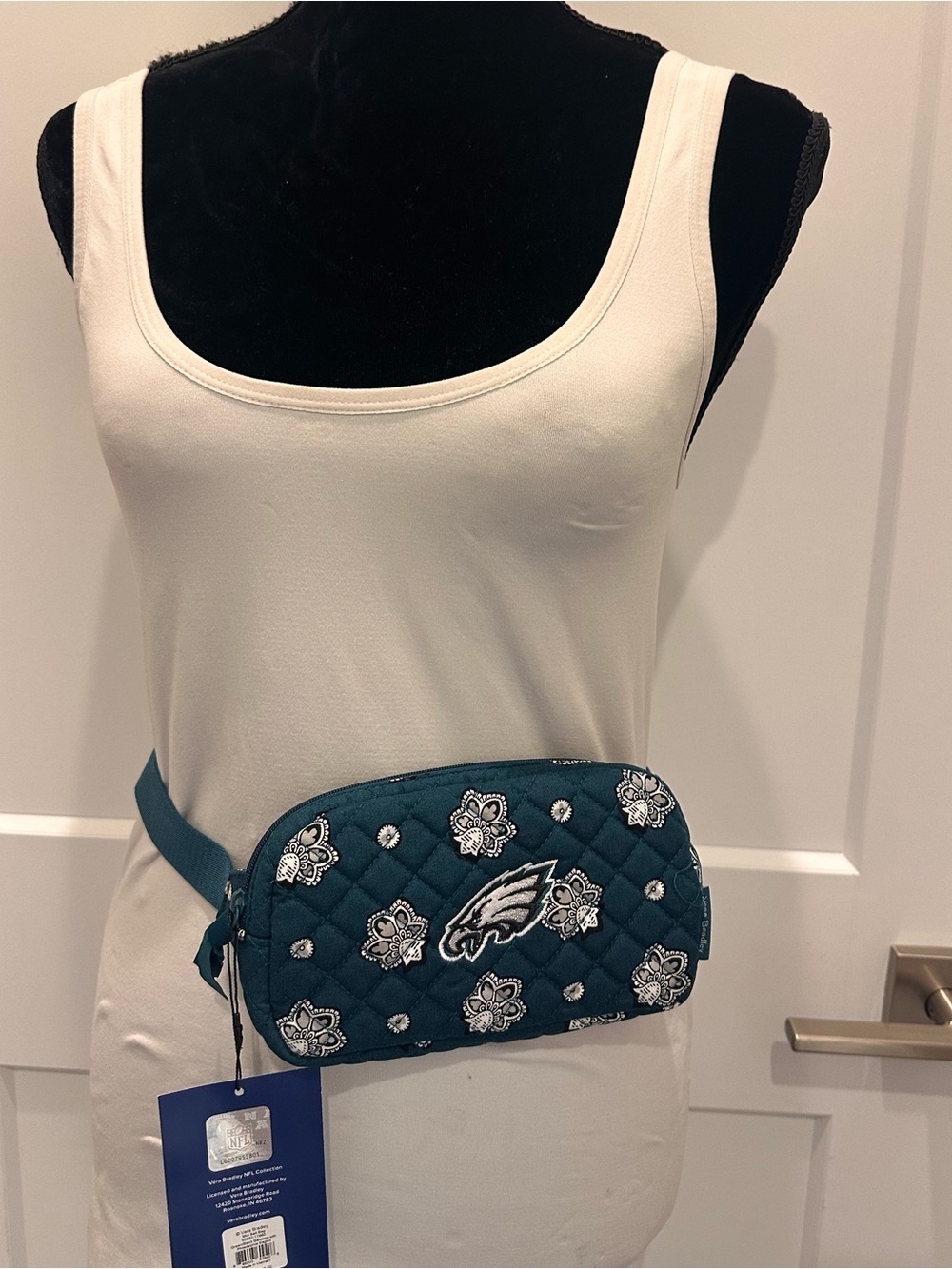 Vera Bradley Philadelphia Eagles NFL Belt Bag NWT